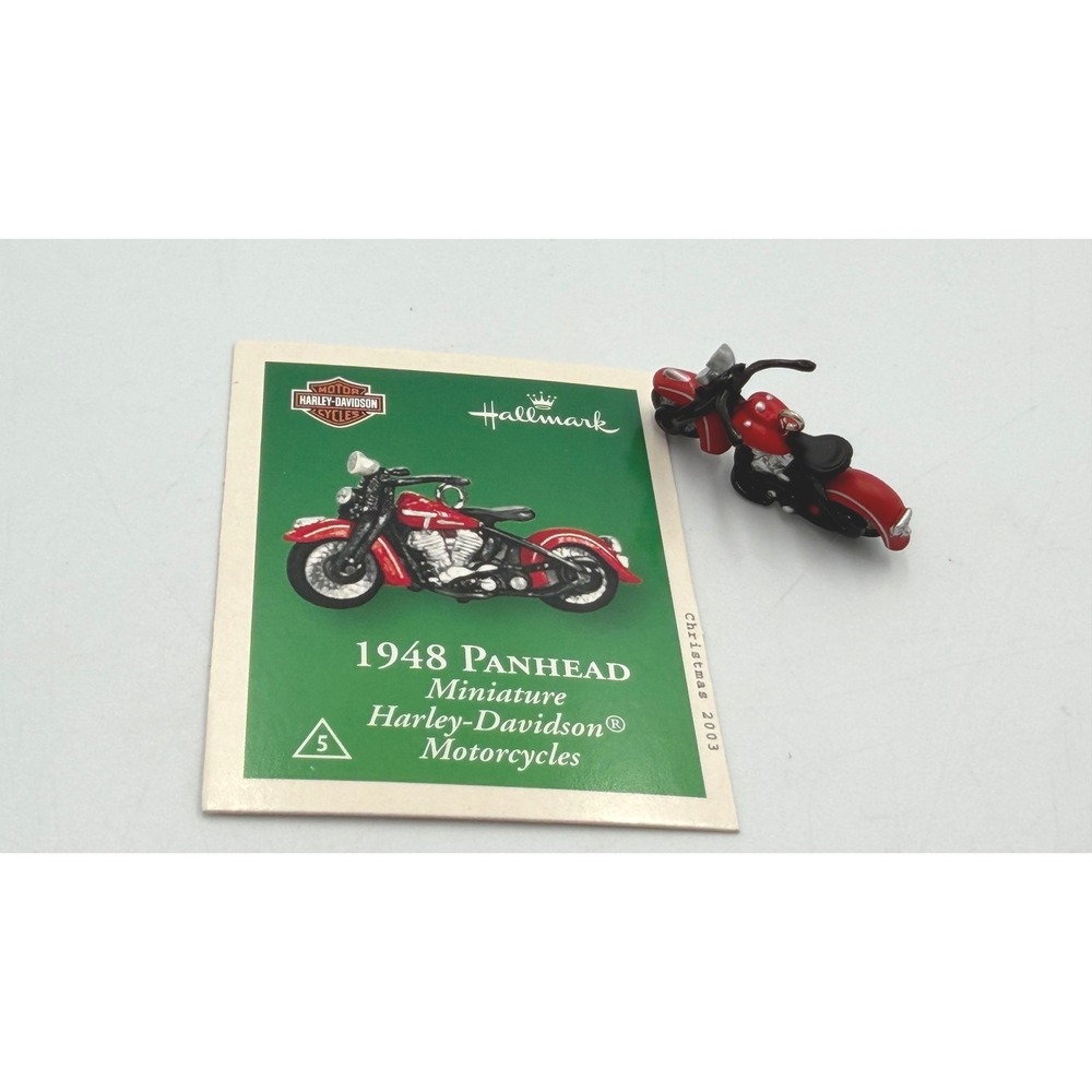 Hallmark Keepsake Harley-Davidson 1948 Panhead Mini Ornament 2003